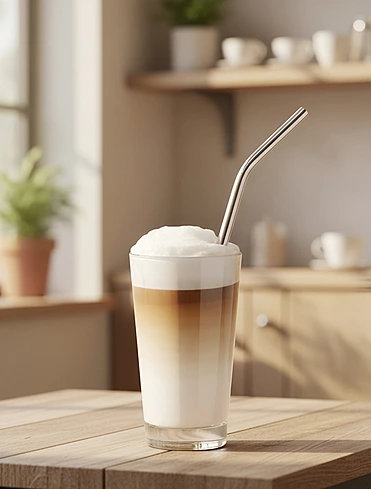 Набор из 6 трубочек для коктейлей со щёточкой Baric, 24 см