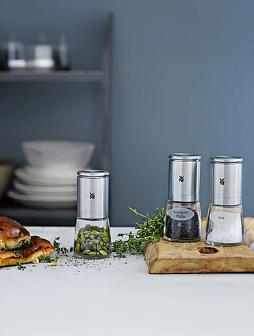 Мельница для соли и перца De Luxe, 14 см