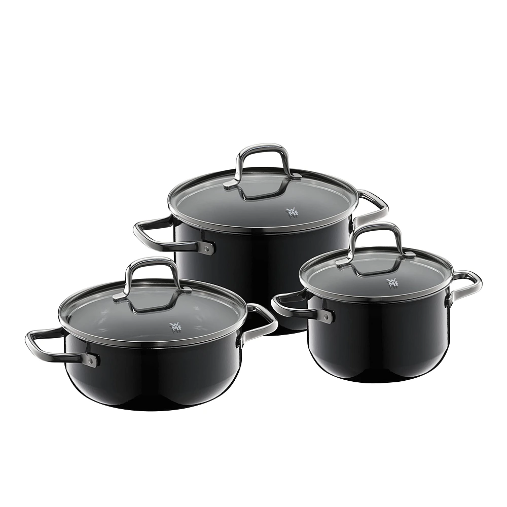 Набор кухонной посуды Fusiontec Black, 3 пр. от WMF