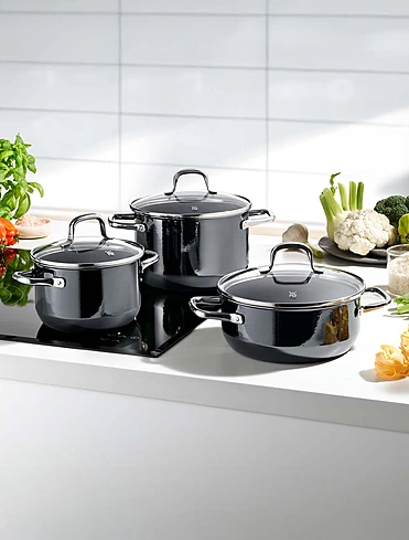 Набор кухонной посуды Fusiontec Black, 3 пр.