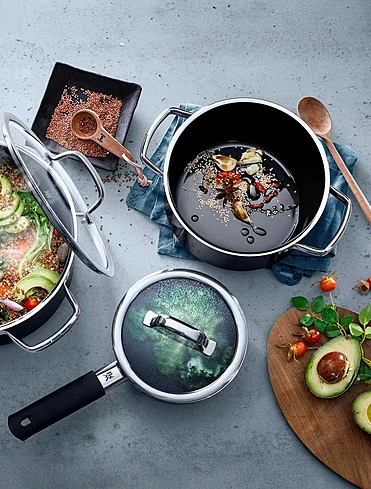 Набор кухонной посуды Fusiontec Black, 3 пр.