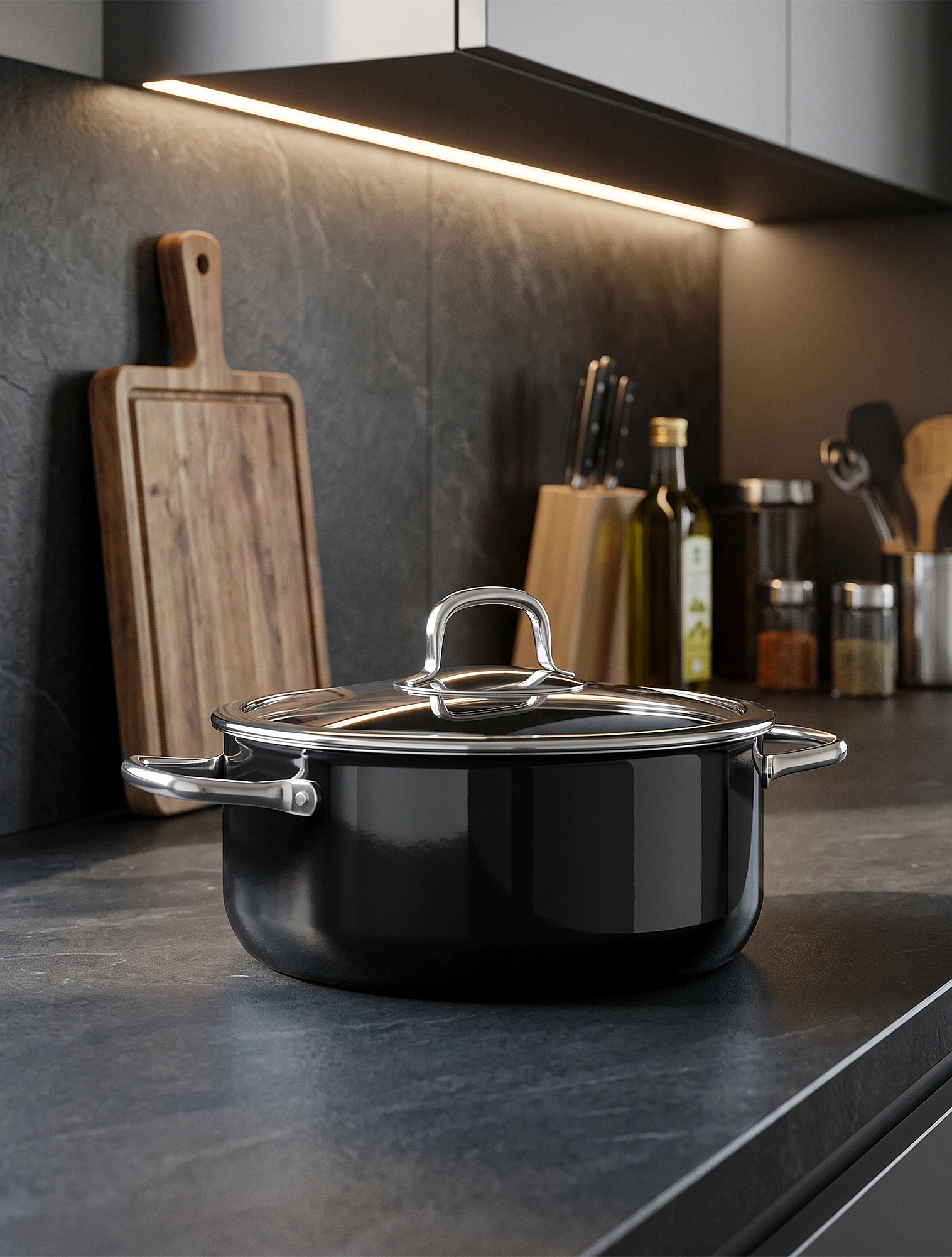 Кастрюля с крышкой Fusiontec Compact, 24 см