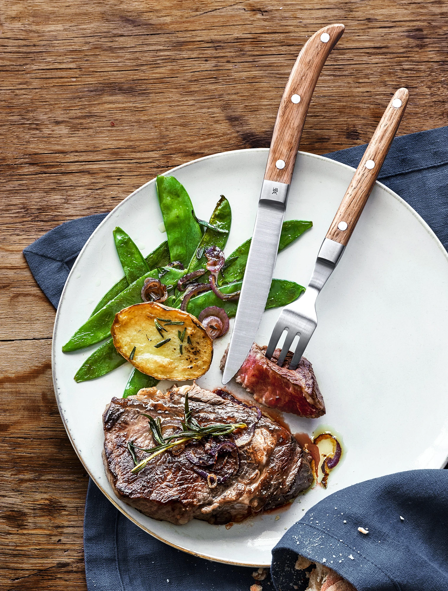 Набор приборов для стейка Ranch на 6 персон, 12 пр.