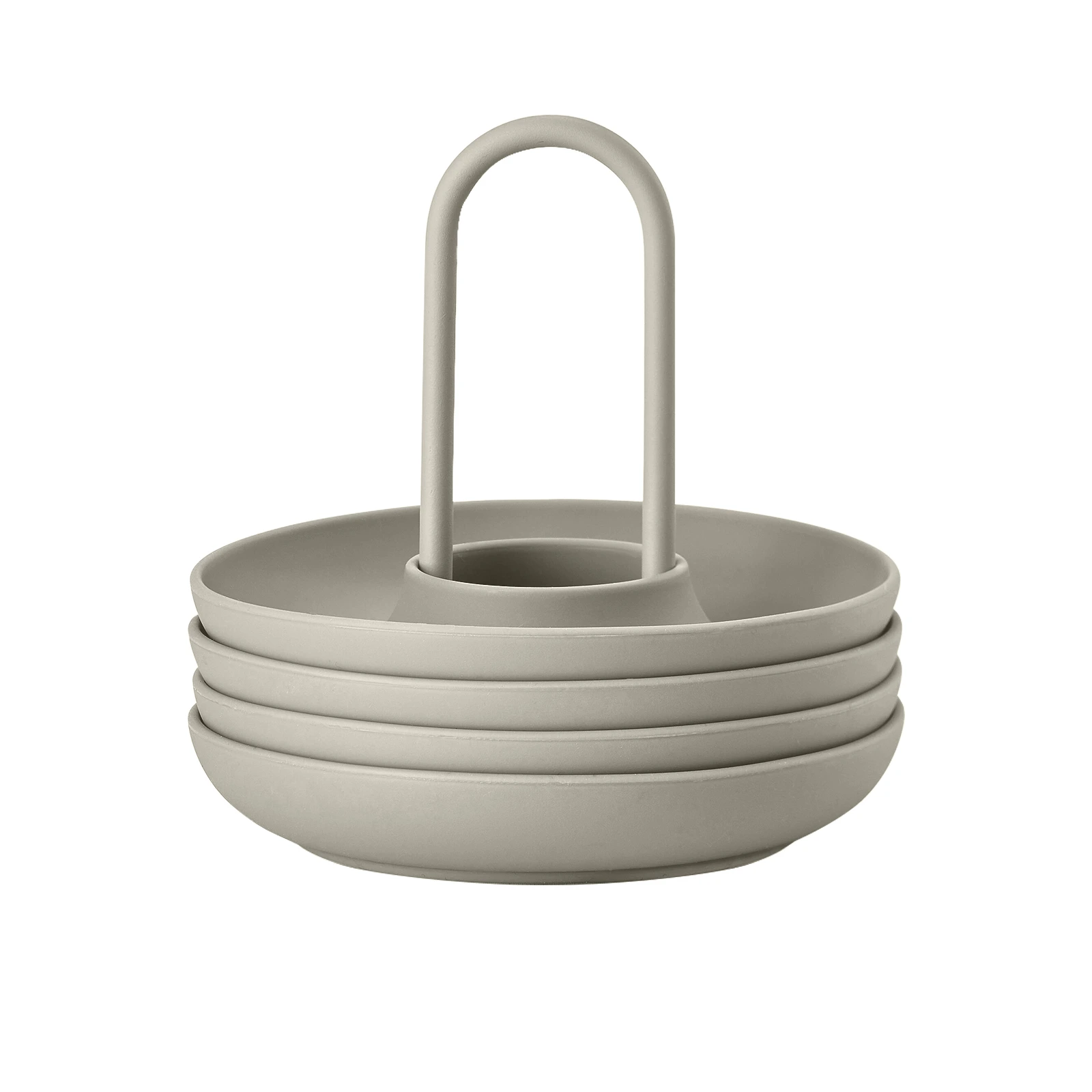 Набор из 4 подставок для яиц с держателем Singles