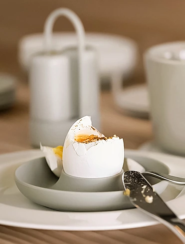 Набор из 4 подставок для яиц с держателем Singles